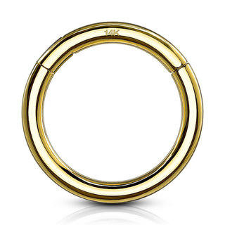 14 Karat Gold Ring Gelbgold Clicker