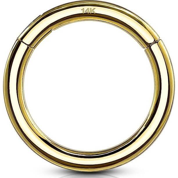 14 Karat Gold Ring Gelbgold Clicker