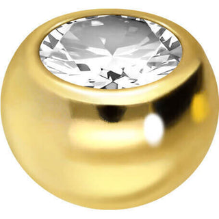 Solid Gold 18 Carat Ball Diamond