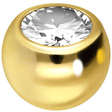 Solid Gold 18 Carat Ball Diamond