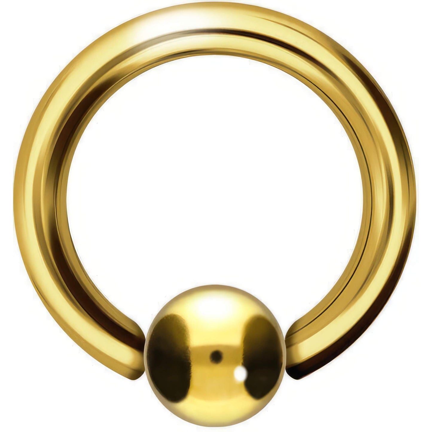 18 Karat Gold Ring Gelbgold Weißgold Roségold Klemmkugelring