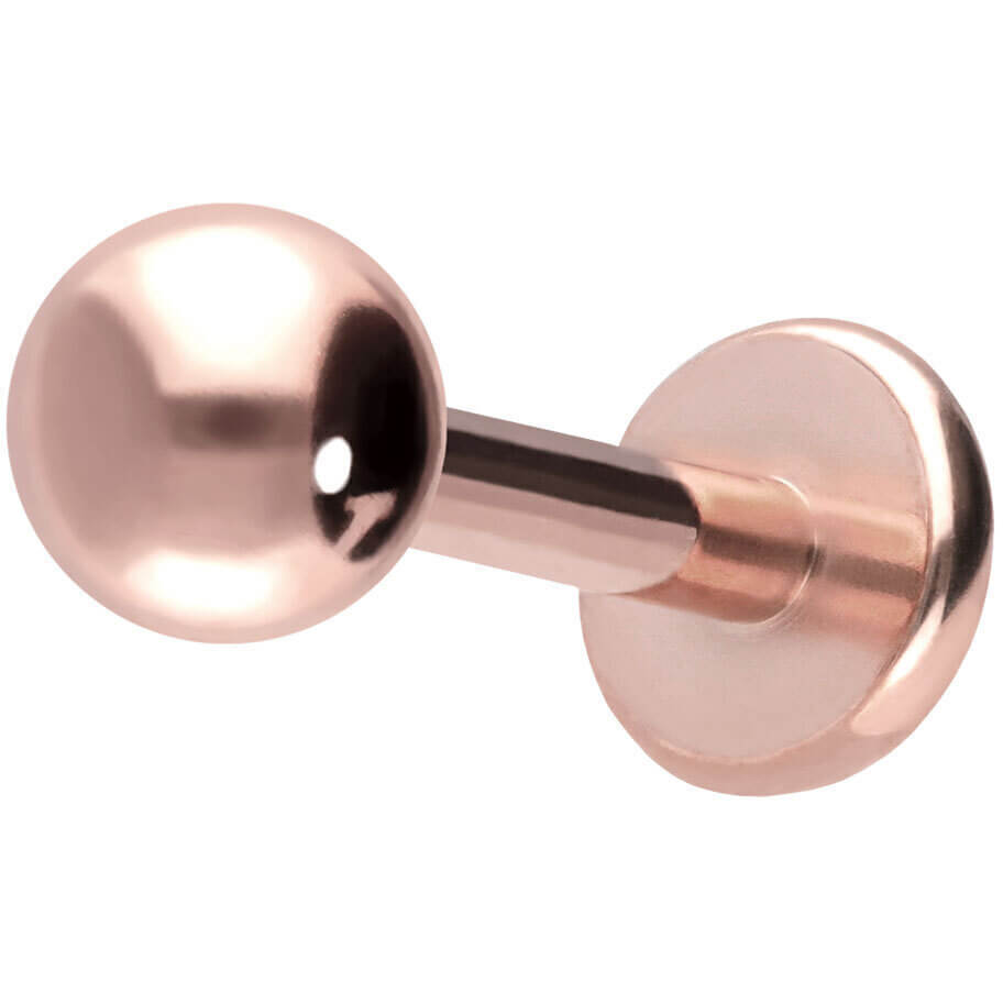 Solid Gold 18 Carat Labret Ball