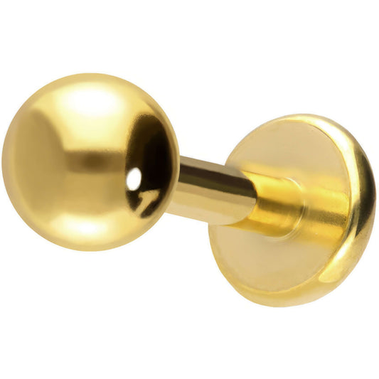 Solid Gold 18 Carat Labret Ball
