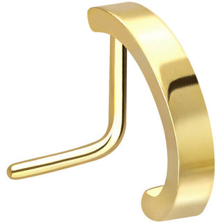 Solid Gold 18 Carat Nose Crawler Elegant Bar