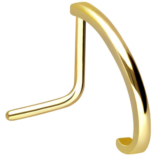 18 Karat Gold Nose Crawler Filigran Design